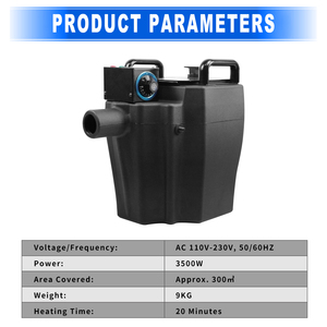 Nimbus 3500W Portable Dry Ice <strong>Blasting</strong> Machine 3500W CO2 <strong>Cloud</strong> Smoke Low Fog Machine for Wedding Parties and Stage Events - Product Image 4