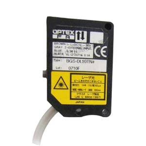 BGS-DL10TN-sensor fotoeléctrico láser optex C-MOS, rango de detección de 20-100mm, interruptor de luz ligera/oscura, salida dentro de la función