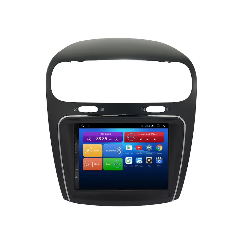 Reproductor multimedia con pantalla de 8,4 "y navegación GPS para Fiat, Radio de coche con DVD, RDS, USB, WIFI