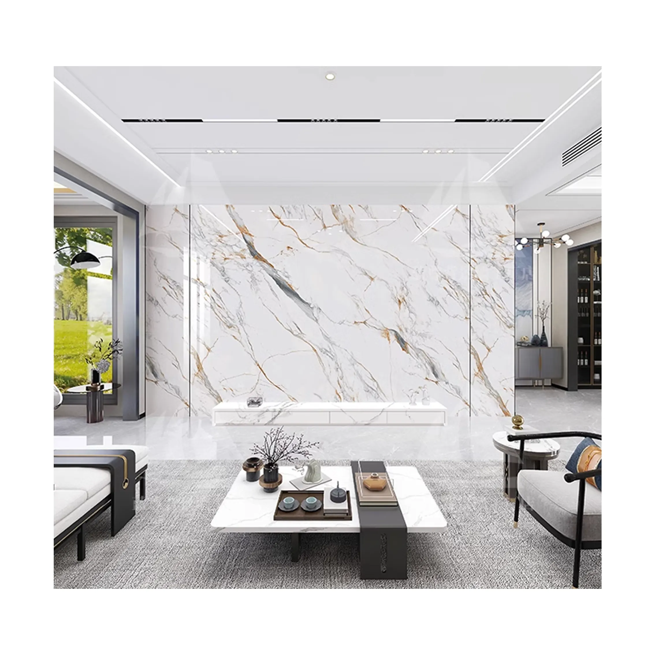 2023 più popolare foglio Hpl compatto modello di marmo laminato Design produttore Gloss pietra fenolica pannello di marmo