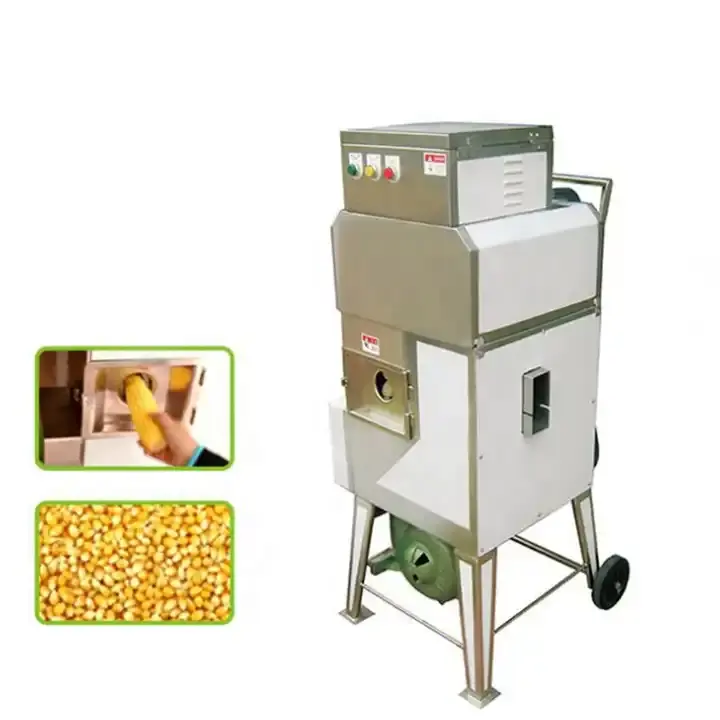 Ticari taze mısır harman mısır Sheller profesyonel dondurulmuş TATLI MISIR harman soyma makinesi