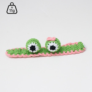 ปลอกคอสัตว์เลี้ยงถักด้วยมือมาใหม่ผ้าพันคอลูกสุนัขที่รัดผมอุปกรณ์สำหรับสัตว์เลี้ยงคอเสื้อขนาดเล็ก - Product Image 6