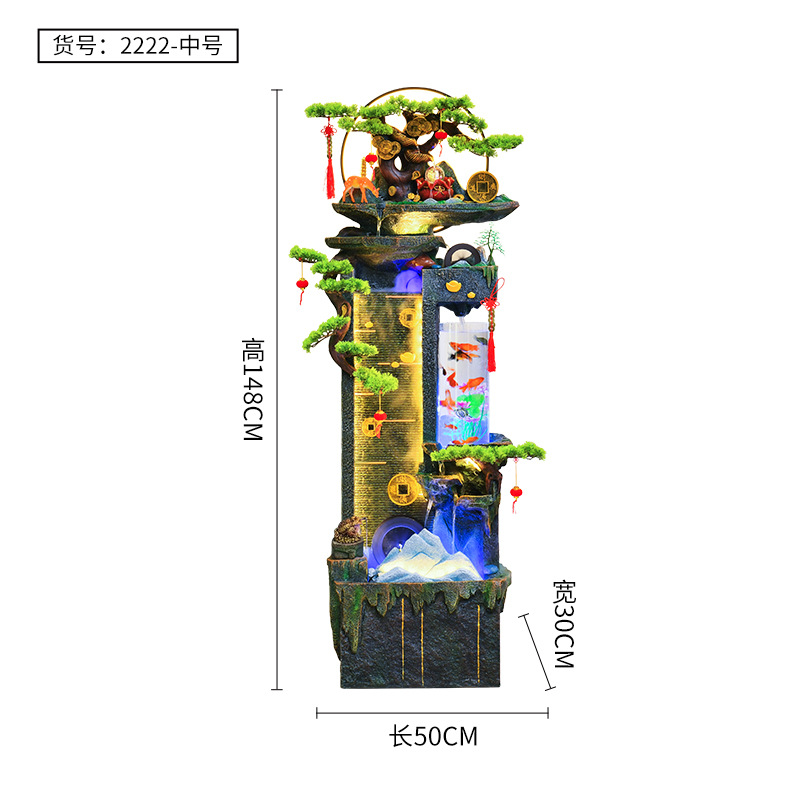 Aquarium individuel de taille moyenne pour crapauds dorés : 50*30*148 cm