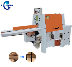 Çok bıçaklı Log kesme testere yuvarlak ahşap Rip kesici tahta yapma makinesi - Product Image 1