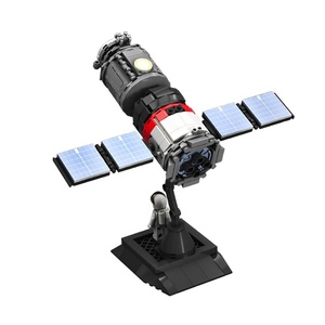 卸売ホット販売ビルディングブロックセットコスモ01宇宙船ビルディングセット子供のための教育STEMおもちゃギフト家の装飾モデル - Product Image 1