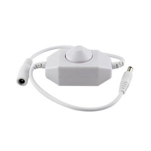 12V DC PWM manopola manuale LED Dimmer Switch con pulsante luce Dimmer cavo cavo modulatore Controller per LED Strip Light - Product Image 2