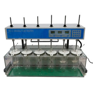 Probador de disolución de tabletas y cápsulas, rango de velocidad de 20 ~ 200 Rpm para equipos de prueba farmacéutica, a la vez - Product Image 2