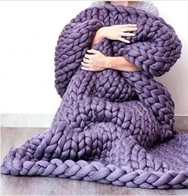 Фабричное, на заказ, большой размер, грубая шерсть, ручное Тканое одеяло, шерстяное покрытие для дивана, много цветов, вязаное одеяло ручной работы