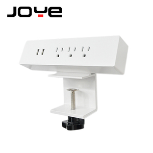 110V 5V 2.1A美国标准工作台夹插座台式电源板插座，带USB - Product Image 3