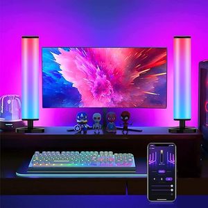แถบไฟ LED อัจฉริยะ-RGB แถบไฟ LED อัจฉริยะ-แสงโดยรอบที่มีสีสัน-แบ็คไลท์ทีวี, ไฟแสดงอารมณ์สําหรับเล่นเกม, พีซี, ทีวี, ตกแต่งห้อง - Product Image 5