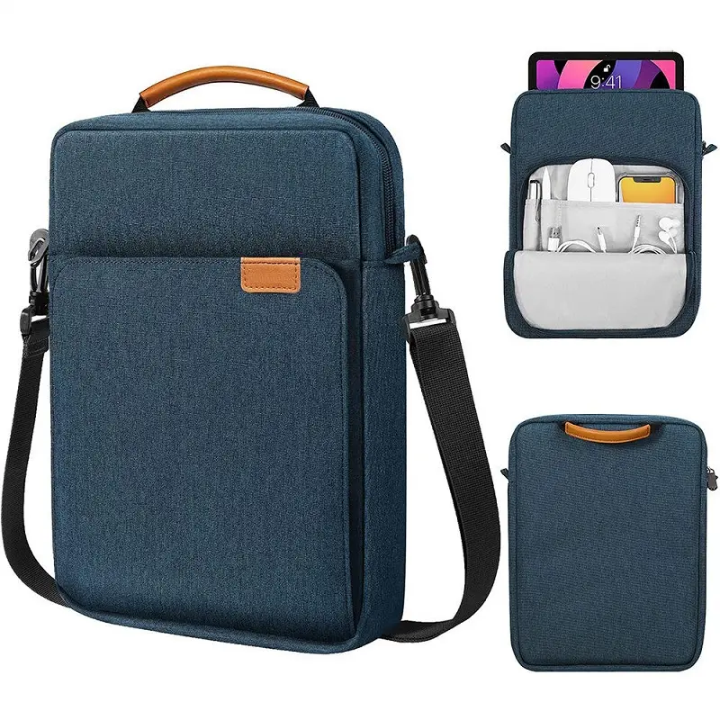 Không thấm nước 9 13 inch máy tính xách tay bìa Túi xách máy tính bảng mang tay áo trường hợp Sling Bag với dây đeo vai cho iPad Pro không khí