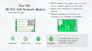 PLn701 Smart Networking Easy to Use Large <strong>Network</strong> Capacity Self-Organization-<strong>Network</strong> PLC Module
