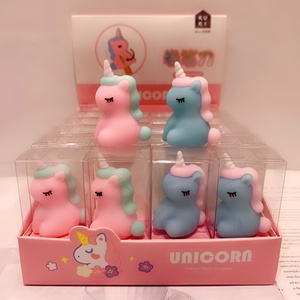 Chất Lượng Cao Động Vật Hình Silicone Bút Chì Mài Dễ Thương Thỏ & Cho Coke Bánh Hamburger Thiết Kế Cho Văn Phòng Phẩm Bán Buôn - Product Image 3