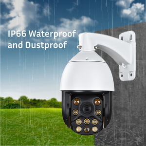 IP PTZ网络摄像机运动跟踪18X光学变焦高速全彩双向音频4MP闭路电视安全摄像机 - Product Image 6
