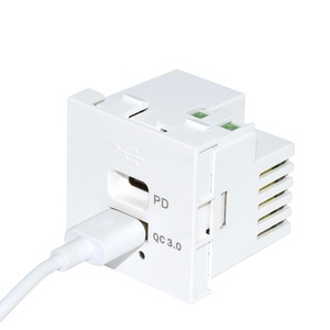 Fast Charging USB <strong>Socket</strong> Outlet 30w PD QC3.0 PC Compatible XJY-USB-17P-A/C-PD/QC USB Charger Modules - Product Image 1