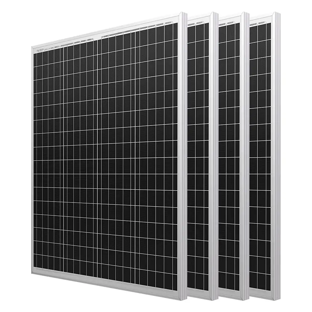 고품질 IP65 태양 전지 패널 100 와트 12 볼트 RV 해양 옥상 농장을 위한 고효율 단결정 PV 모듈 전력 충전기