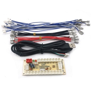 Controlador de Juego Arcade sin retardo de 5V codificador USB para PC, kit de botones de presión para PC MAME Raspberry Pi Retropie Projects
