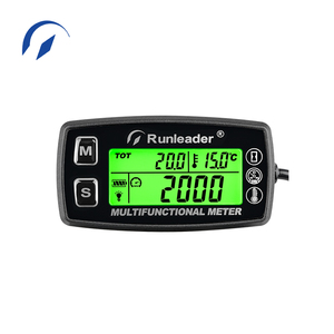 Đồng hồ đo giờ LCD chống nhiễu dành cho xe máy với máy đo vòng tua máy và nhiệt kế cho động cơ xăng Motocross - Product Image 2