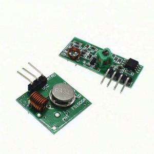 Kit de módulo receptor y transmisor inalámbrico RF de 433/ 315Mhz para Arduino