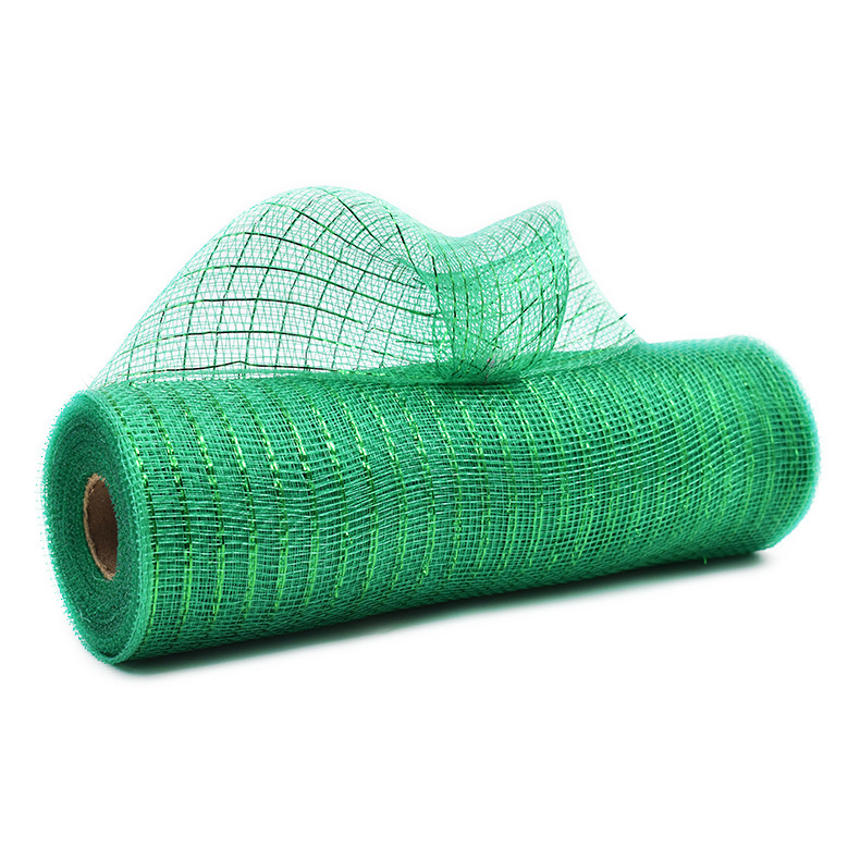 Christmas Green & Green Silk