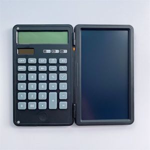 Có thể gập lại notepad năng lượng mặt trời Máy tính điện xóa được bằng văn bản Pad ma thuật máy tính 12 chữ số máy tính thông minh với văn bản máy tính bảng - Product Image 1