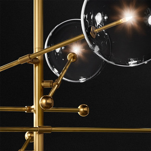 JYLIGHTING现代酒店家居餐厅玻璃灯罩吊灯 - Product Image 4