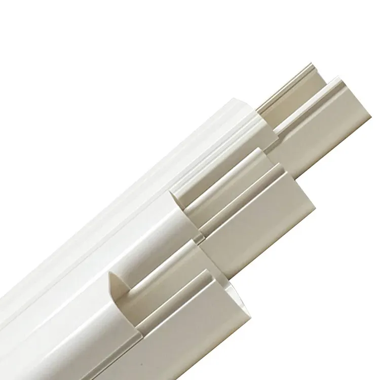 Mini split PVC AC linie abdeckung set für zentrale klimaanlage wärmepumpe klimaanlage pvc kanal dekorative kabel kanal pvc