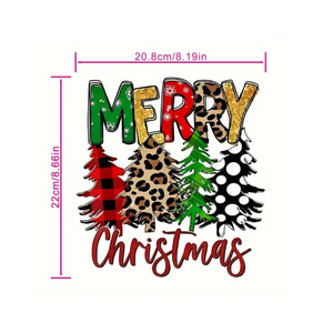 Custom Wholesale Natal Plastisol Ferro em Transferências De Calor Uv Dtf Transferências Adesivos para Roupas - Product Image 1