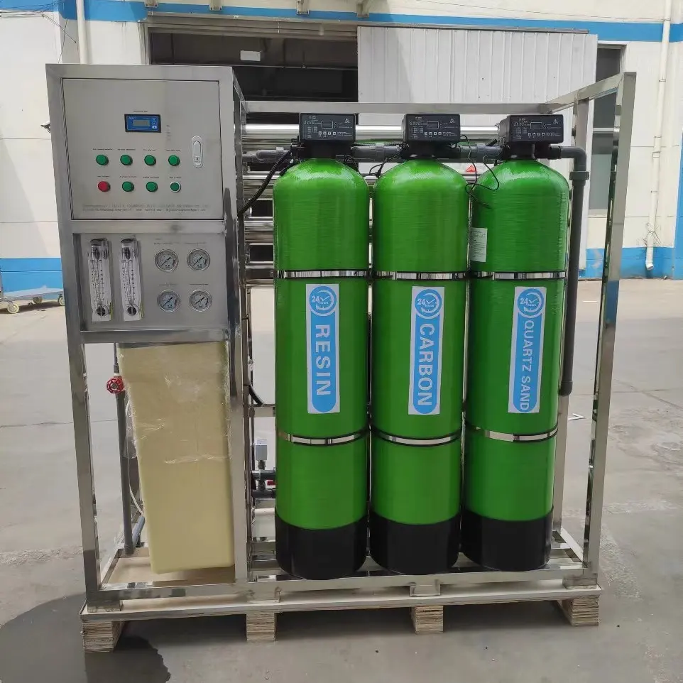 Filtro de agua de 250L/hora, sistema de purificación de pozo, RO, 250LPH, ro, 1600GPD, purificador de ósmosis inversa