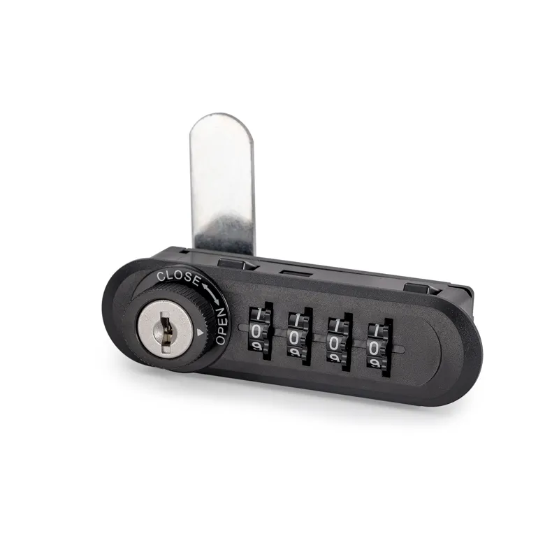 Anti-Diefstal Cirkelboog 180 Graden Master Key Zwart Zinklegering 4 Digitale Mechanische Meubels Combinatie Cam Lock
