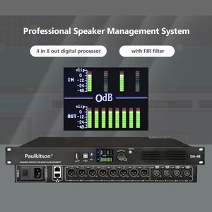 DA48 4 in 8 Out Digirate Audio Processor Professional Speaker Management System Dsp Audio Processor Fir - Product Image 2