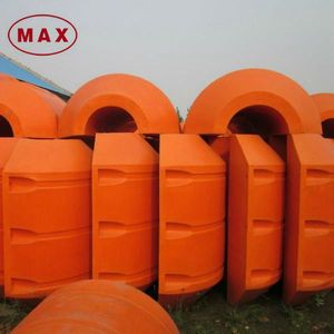 Flotador de tubería HDPE, dragado de tuberías HDPE, cuerpo flotante para dragado de tuberías, color naranja, de China - Product Image 1