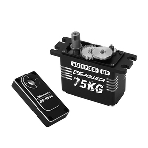75KG <strong>Servo</strong> Motor High Torque Metal Gear Steering <strong>Servo</strong> with <strong>CNC</strong> Arm 7.4V <strong>Servo</strong> - Product Image 1