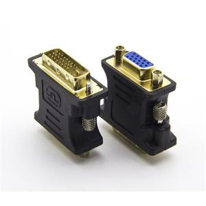 Dvi (24 + 5) 公到Vga母连接器24 + 5针转换器Dvi到Vga转换器视频卡适配器监视器 - Product Image 1