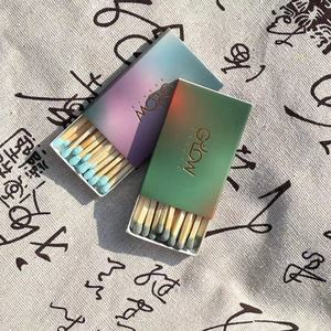 Wooden Matchsticks 48mm Safety <strong>Matches</strong> Custom Box logo Colored <strong>Matches</strong> Custom Small Box of Colored <strong>Matches</strong>