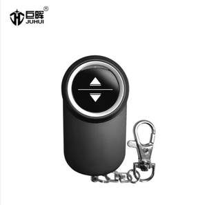 Design moderno in stile 2 pulsanti di apprendimento fisso con codice di rotolamento telecomando in materiale plastico con Clip posteriore