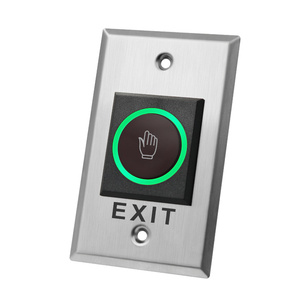 Metal NO Touch <strong>Exit</strong> <strong>Button</strong> Door <strong>Open</strong> <strong>Push</strong> <strong>Button</strong> Switches 12V/24V Embedded Mounting Access Control Wireless Remote <strong>Exit</strong> <strong>Button</strong> - Product Image 2