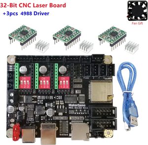 YouQi МКС DLC32 V2.1 grbl плата контроллера ЧПУ 3 оси контрольная карта 32 бит ESP32 совместим с ЧПУ щит UNO R3 для лазерной гравировки - Product Image 4