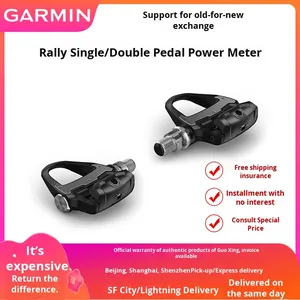 สำหรับ Garmin RS200แรลลี่/RK200แรลลี่เครื่องวัดพลังงานแป้นเหยียบสองด้านสำหรับจักรยานเสือหมอบและ BMX ทำจากอะลูมิเนียมอัลลอยที่ทนทาน