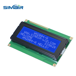 Modulo di caratteri Display schermo LCD 20x4 singolo colore ad alta definizione perno parallelo giallo saldabile 5V - Product Image 5