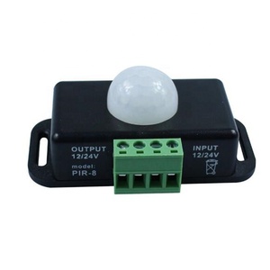 Interruptor de Sensor de movimiento PIR, Detector infrarrojo de CC de 12V, 24V, 6A, automático, ajustable, módulo de interruptor de luz para lámpara de tira LED - Product Image 1