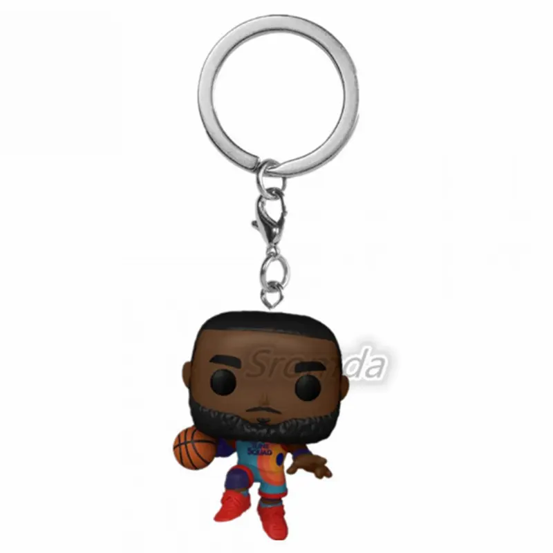 Nuovo Design NBA POP portachiavi Lebron James portachiavi in PVC NBA Pocket POP portachiavi figura in vinile portachiavi