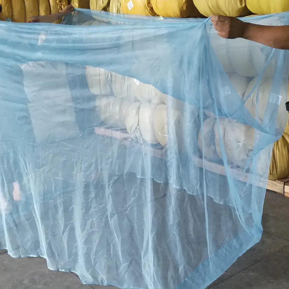 Malaria-Prävention insektisch behandeltes rechteckiges Moskitonetz fürs Bett