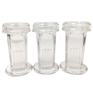 Recipiente transparente químico de laboratorio, 5 piezas, microscopio de lugar, tarro de tinción de portaobjetos de vidrio Coplin redondo Circular con tapa - Product Image 1