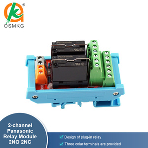 Placa Oshangming 5A 2NO 2NC IO, placa de 2 entradas, 2 salidas de relé, módulo de relé de 12V/24V para PLC - Product Image 3