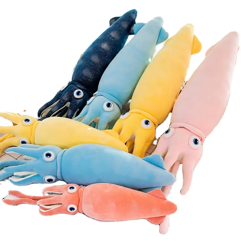 Animated Stuffed Sea Animals Funny Octopus Cute Giant Squid Plush Stuffed Animal Soft Toy for Kids
