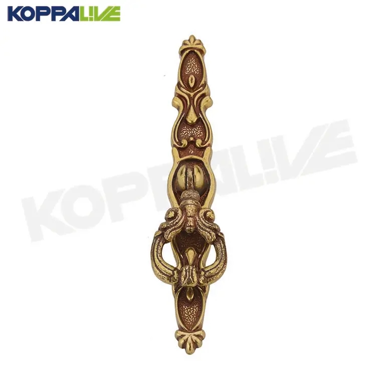 Koppalive Antique Drop Ring zieht Messing Schublade Knöpfe alten Stil Schrank zieht Griffe für Möbel tür