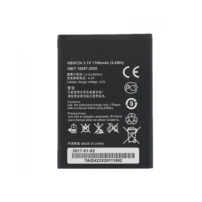 High Quality 1780mAh Phone Battery HB5F2H For Huawei E5336 E5375 EC5377 E5373 E5330 4G Lte WIFI Router battery