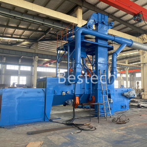 Wire Mesh Belt <strong>Conveyor</strong> Abrator Shot Blasting/Blaster Machine with <strong>Automatic</strong> <strong>Loading</strong> and <strong>Unloading</strong> Production Line - Product Image 5