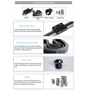 KNK 40mm Load 5kg High Precision &plusmn;0.05 <strong>Linear</strong> Motion <strong>Slide</strong> <strong>Rail</strong> Product Supplier <strong>Linear</strong> Belt Driven <strong>Linear</strong> Guid Module Actuator - Product Image 4
